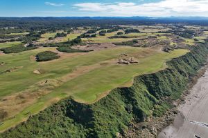 Pacific Dunes 4th Hole Aerial